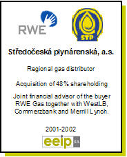 Acquisition of Transgas and 8 gas distribution companies