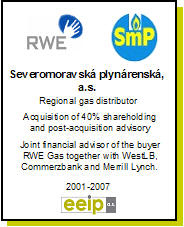 Acquisition of Transgas and 8 gas distribution companies