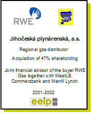 Acquisition of Transgas and 8 gas distribution companies